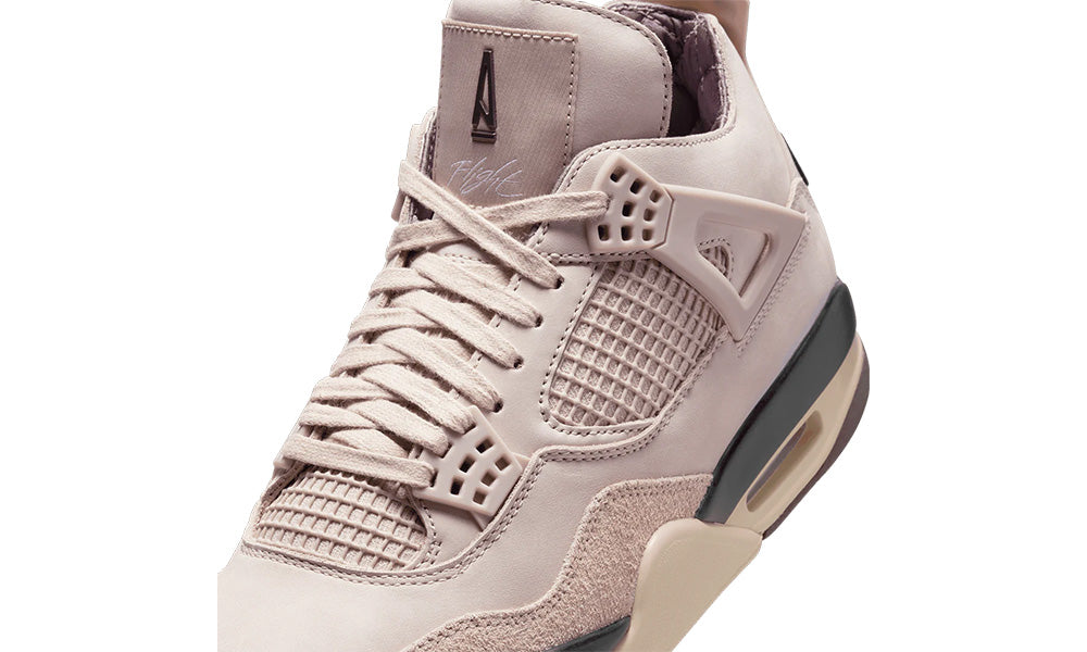Detaliu limba Jordan 4 Retro A Ma Maniére While You Were Sleeping