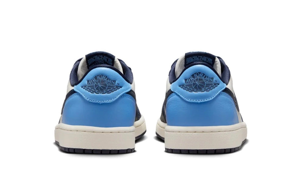 Jordan Logo călcâi Jordan 1 Low OG Obsidian UNC