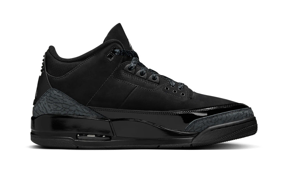 Lateral Jordan 3 Black Cat