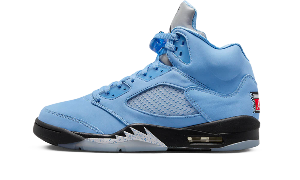 Air Jordan 5 Retro UNC University Blue imagine lateral