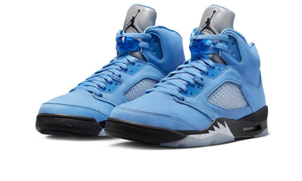 Air Jordan 5 Retro UNC University Blue imagine sneakers