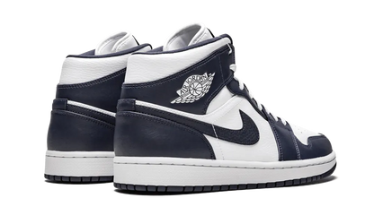 Jordan 1 Mid White Metallic Gold Obsidian imagine spate