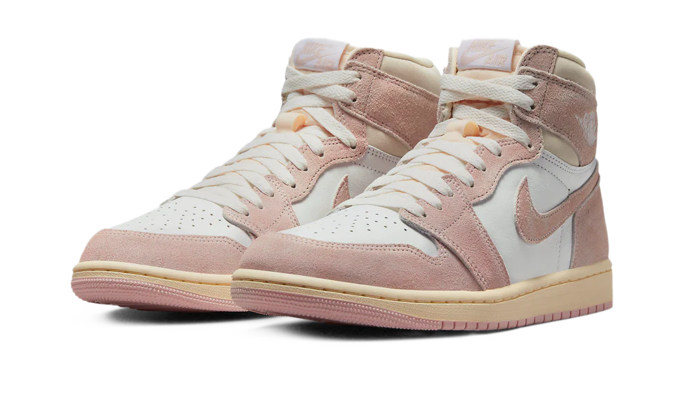 Jordan 1 Retro High OG Washed Pink imagine sneakers