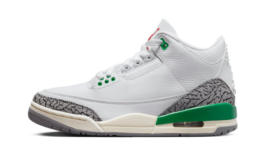 Jordan 3 Retro Lucky Green lateral