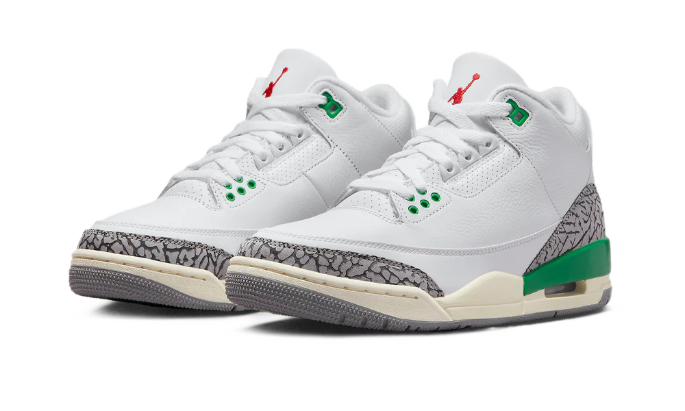 Jordan 3 Retro Lucky Green sneakers