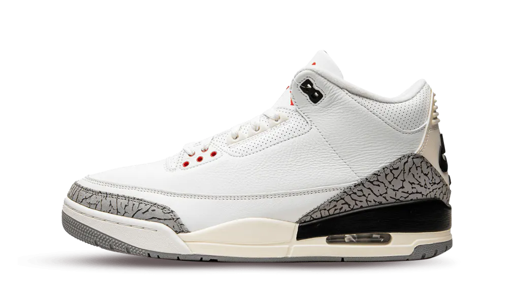 Jordan 3 Retro White Cement Reimagined imagine lateral