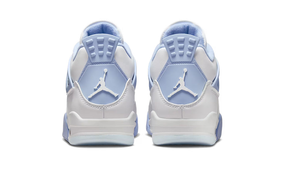 Jumpman Logo Jordan 4 Retro Aluminium Forget Me Not