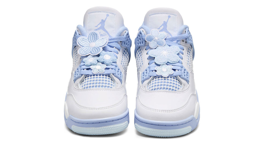 Patch-uri floare nu-mă-uita Jordan 4 Retro Aluminium Forget Me Not
