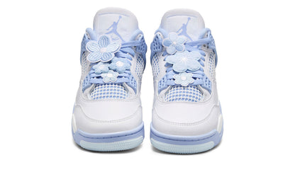 Patch-uri floare nu-mă-uita Jordan 4 Retro Aluminium Forget Me Not