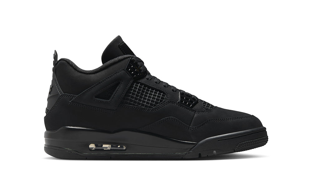 Lateral Jordan 4 Retro Black Cat (2025)