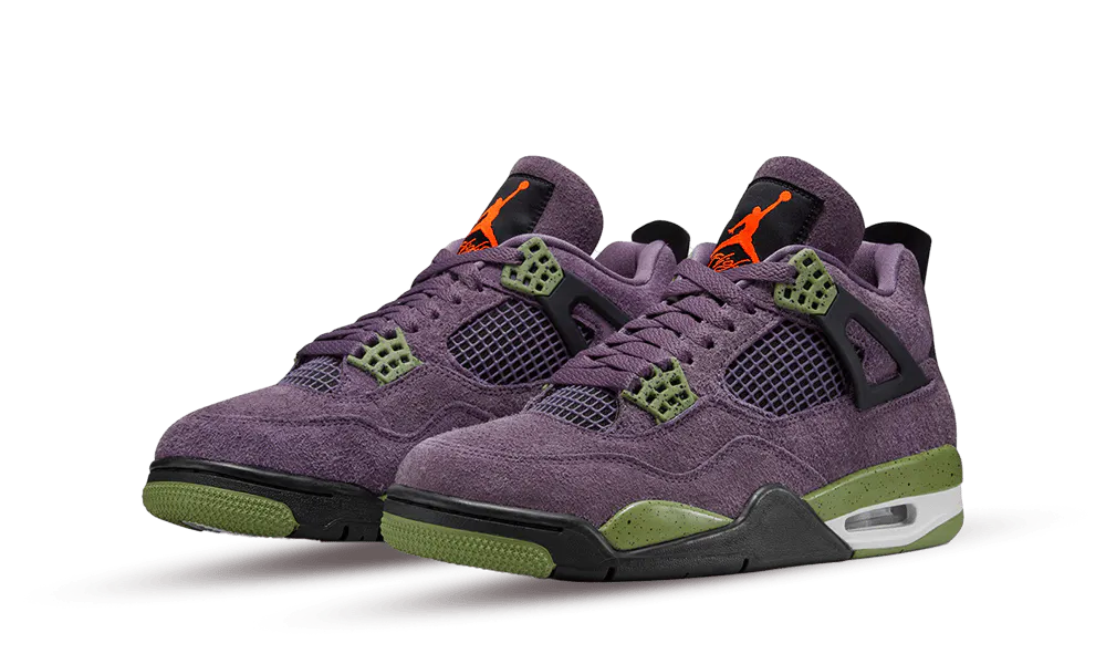 Jordan 4 Retro Canyon Purple imagine  fata