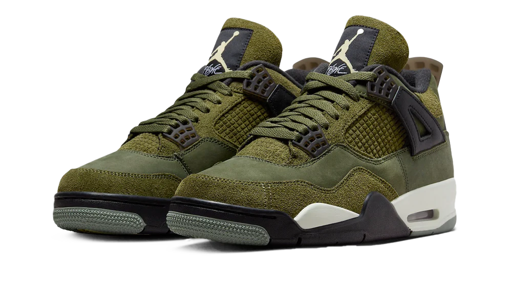 Jordan 4 Retro Craft Medium Olive sneakers