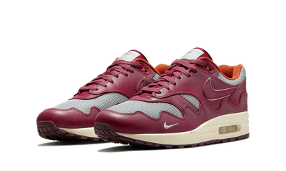 Nike Air Max 1 Patta Waves Rush Maroon imagine fata