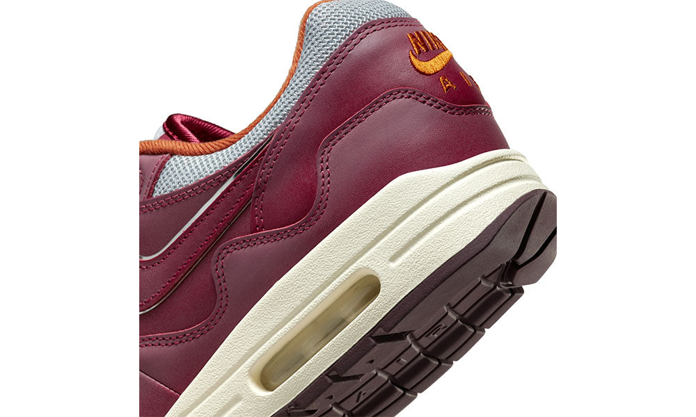 Nike Air Max 1 Patta Waves Rush Maroon imagine calcai