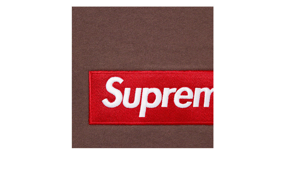 detaliu bluza Supreme Box Logo