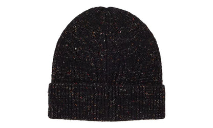 Supreme Rainbow Speckle Beanie Black spate