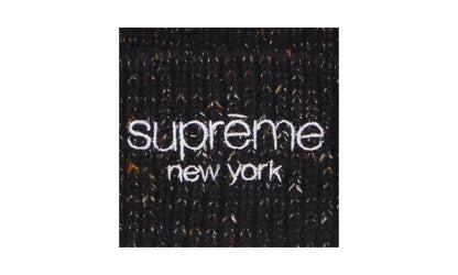 Supreme Rainbow Speckle Beanie Black detaliu