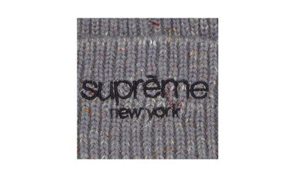 Supreme Rainbow Speckle Beanie Grey detaliu