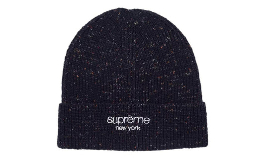 Supreme Rainbow Speckle Beanie Brown fata