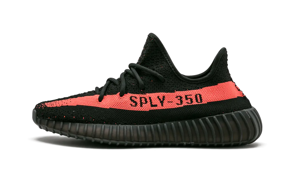 yeezy boost 350 core black red lateral