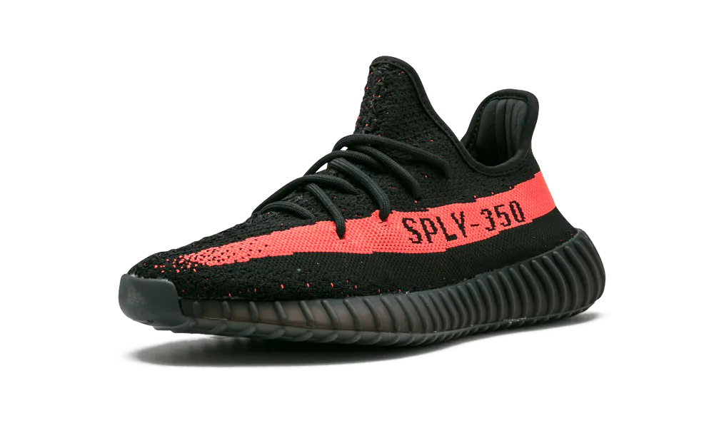 yeezy boost 350 core black red varf